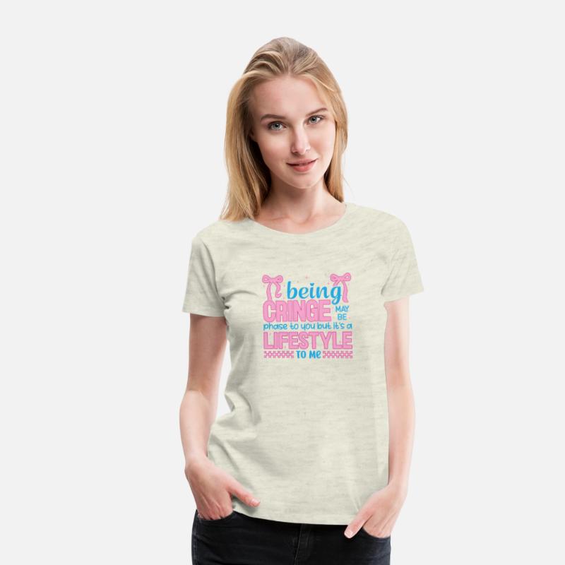 Being Cringe Is a Lifestyle – Cute Kawaii Quote