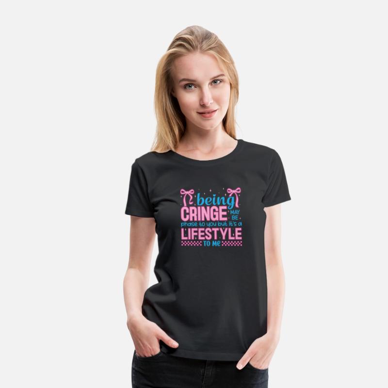 Being Cringe Is a Lifestyle – Cute Kawaii Quote