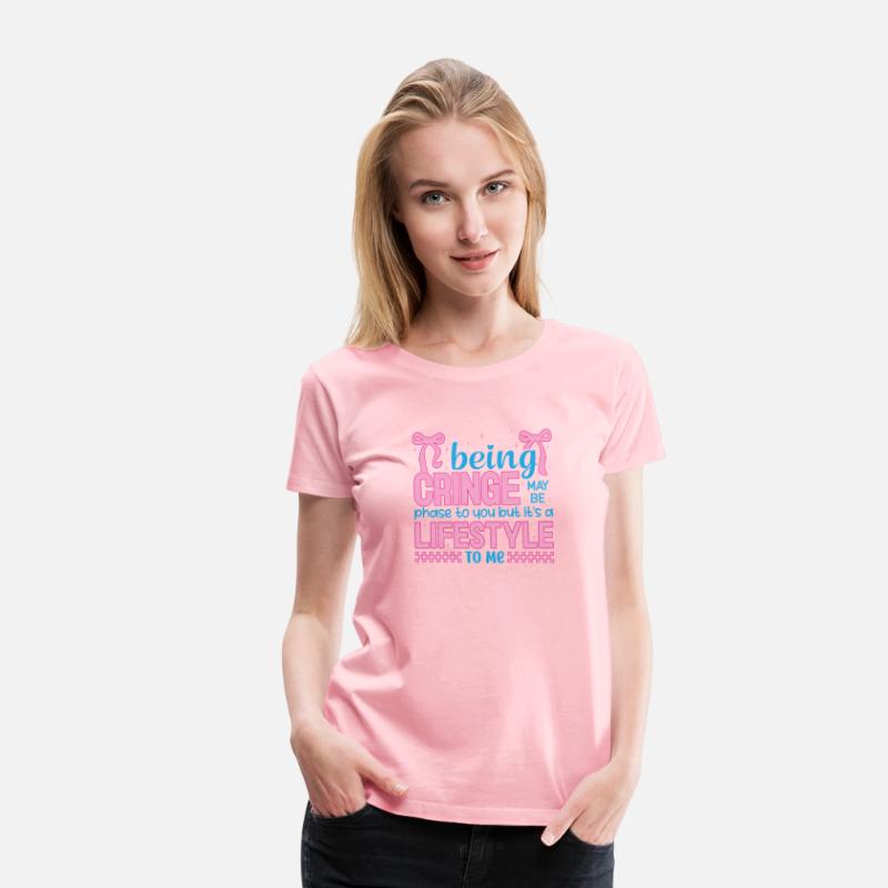 Being Cringe Is a Lifestyle – Cute Kawaii Quote