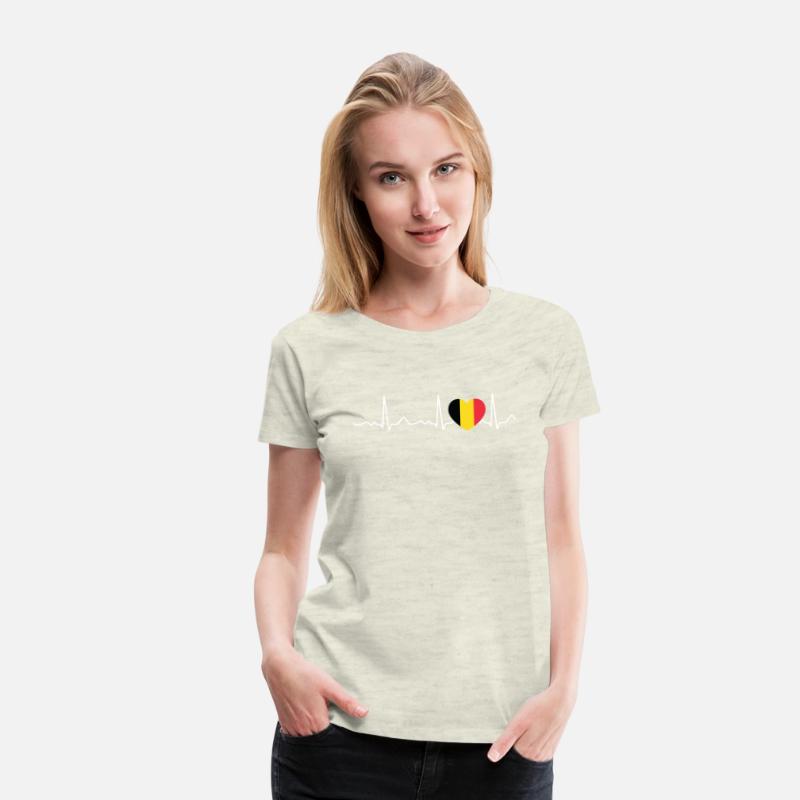 Belgium - heartbeat, pulse, heart line, ECG