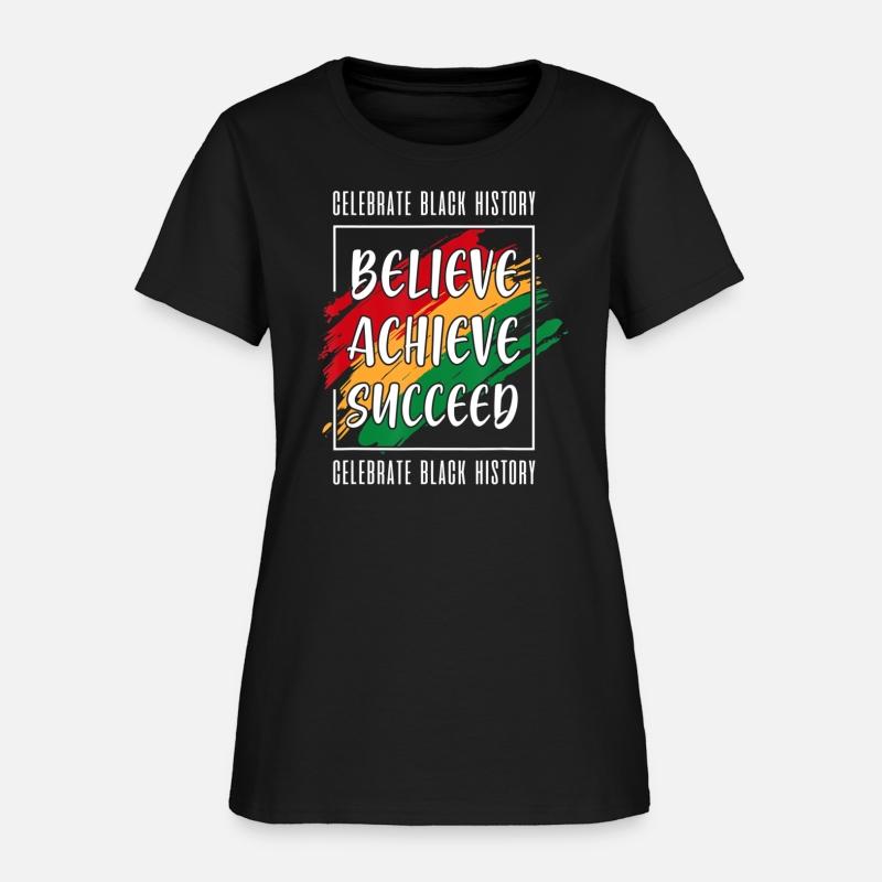 Believe Achieve Succeed Black History Month Celebr