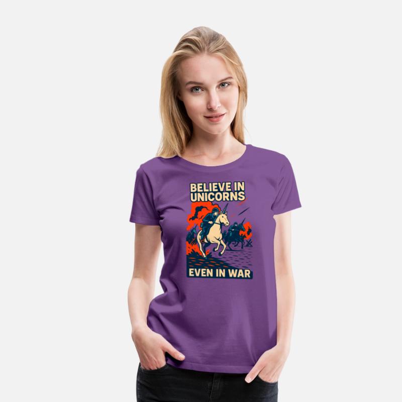 Believe in Unicorns Even in War Anti-War Satire