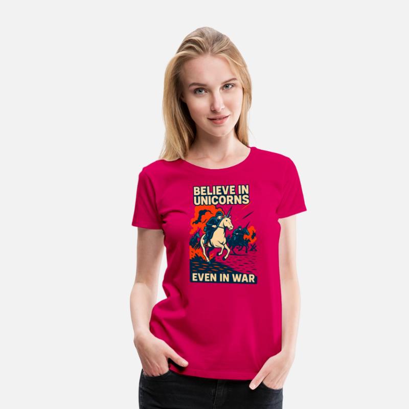 Believe in Unicorns Even in War Anti-War Satire