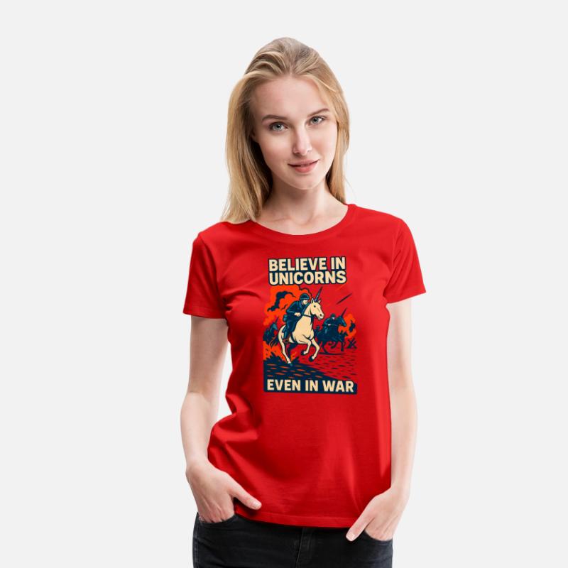 Believe in Unicorns Even in War Anti-War Satire