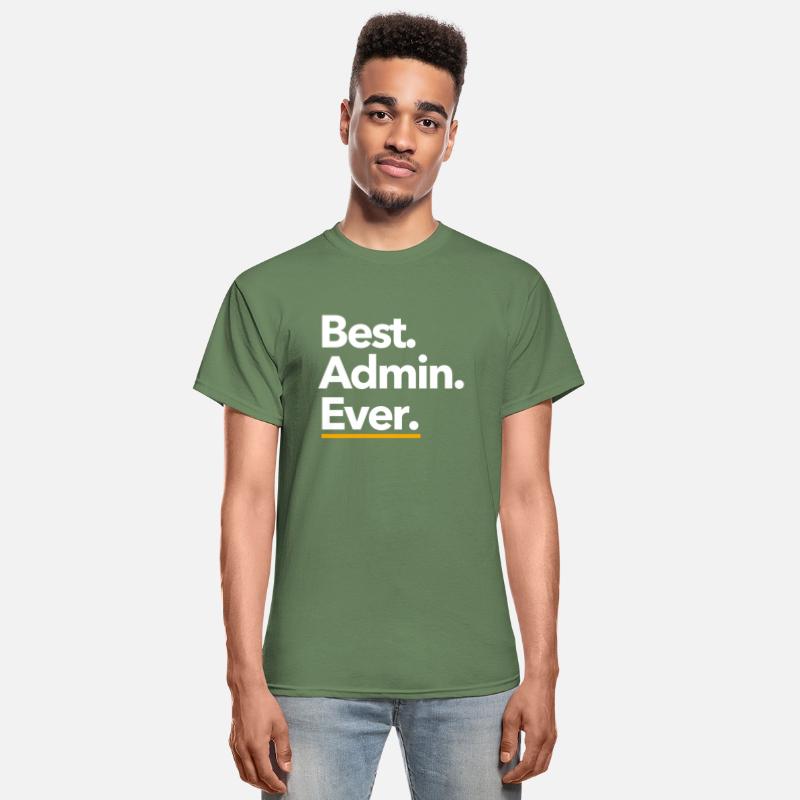 Best. Admin. Ever. - White & Yellow Design