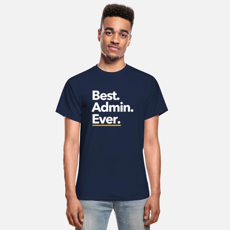 Best. Admin. Ever. - White & Yellow Design
