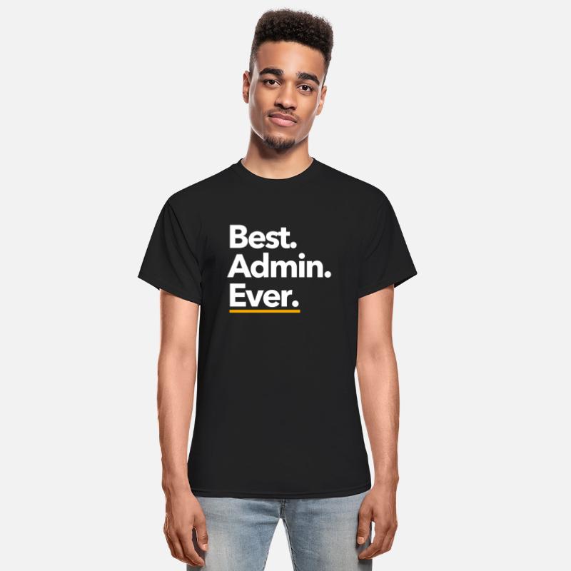 Best. Admin. Ever. - White & Yellow Design