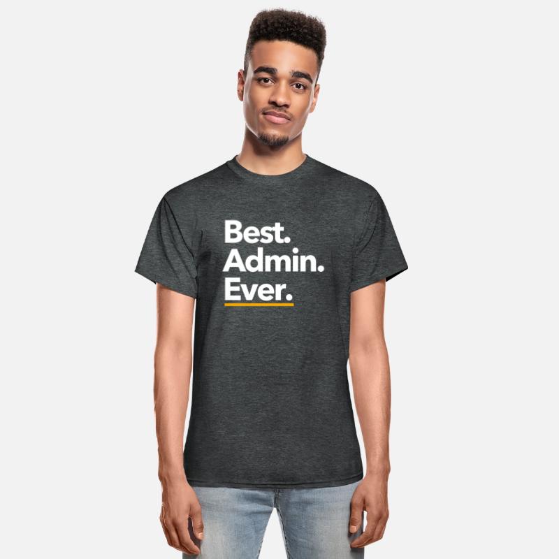 Best. Admin. Ever. - White & Yellow Design