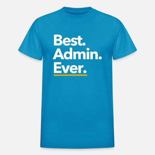 Best. Admin. Ever. - White & Yellow Design