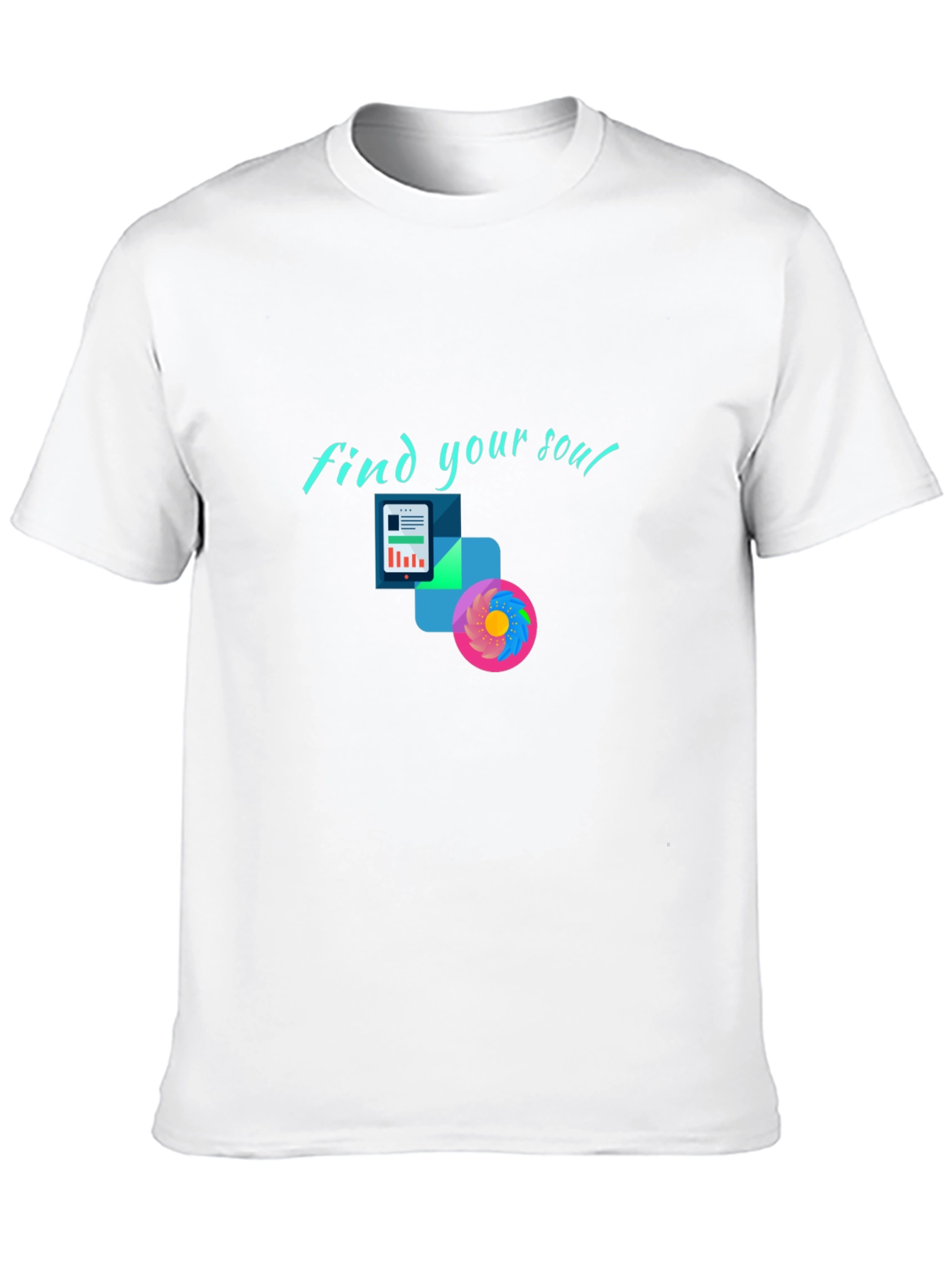 Find Your Soul Graphic Black Tee