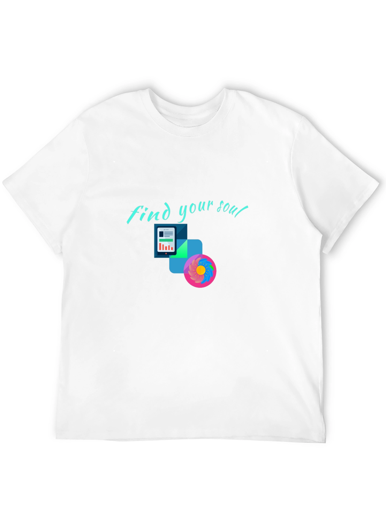 Find Your Soul Graphic Black Tee