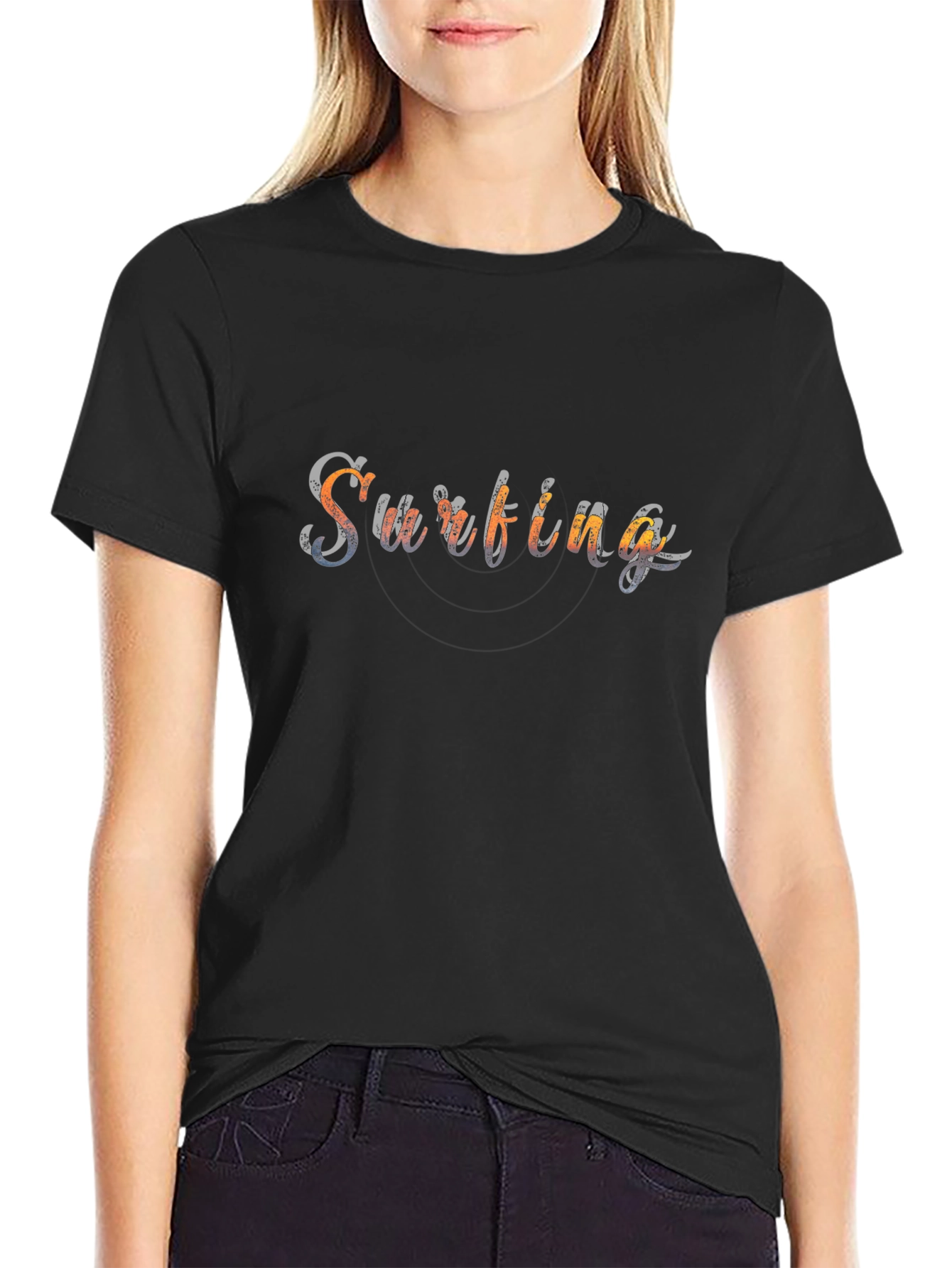 Surfing Graphic Print Tee