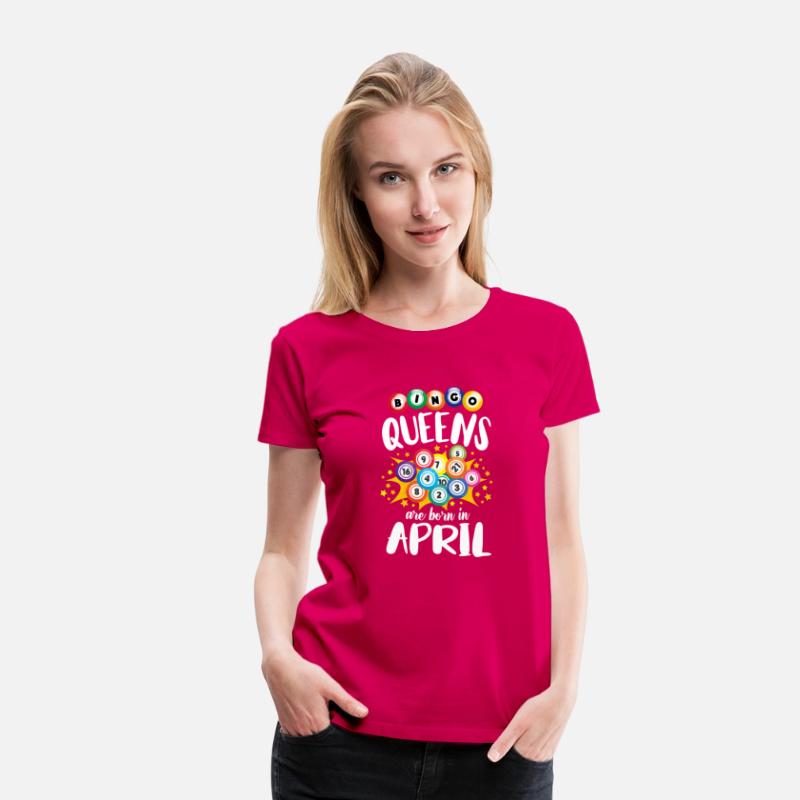 Bingo Queens Are Born In April Bingo Player