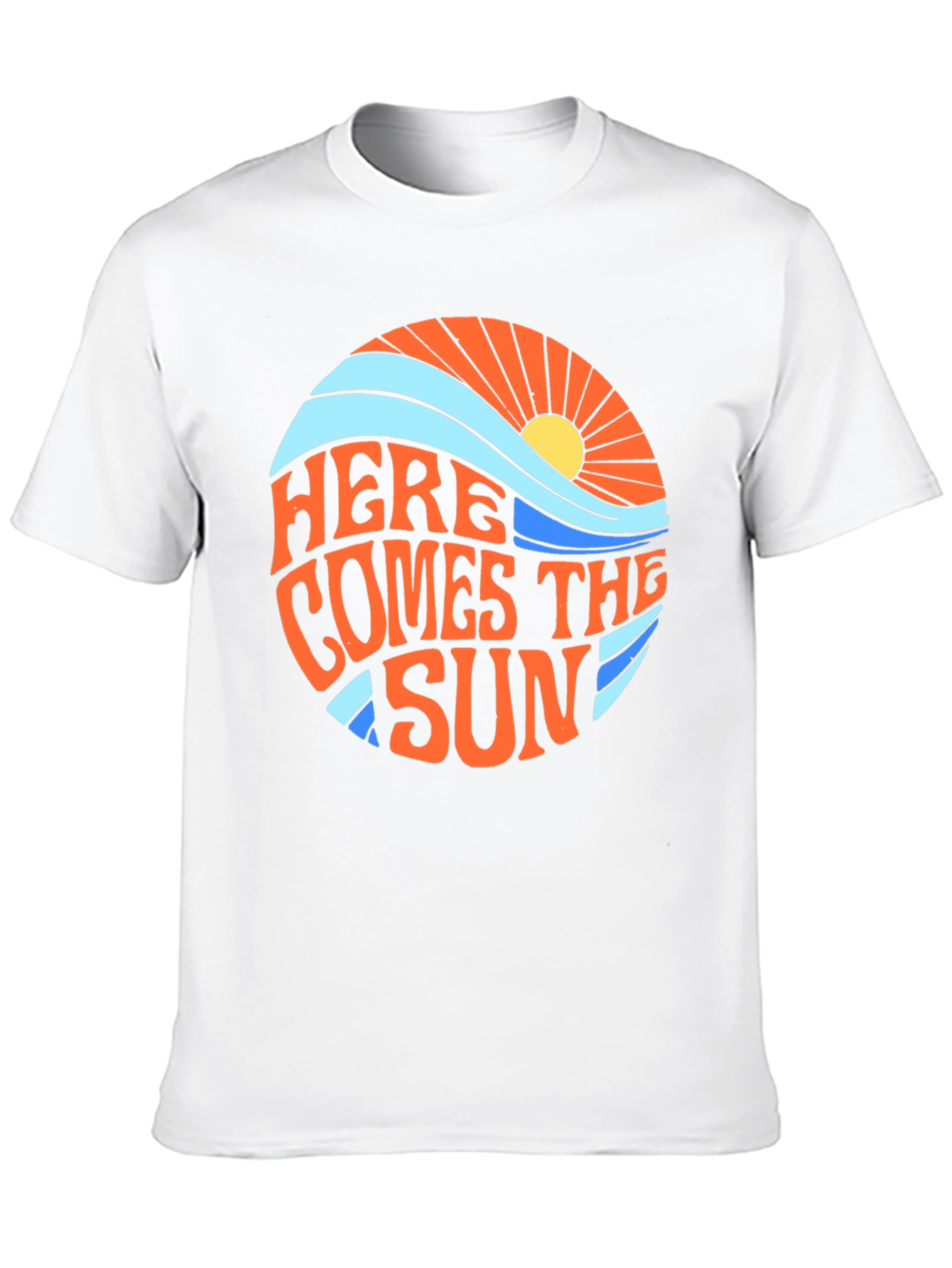 Here Comes The Sun Graphic Black Tee