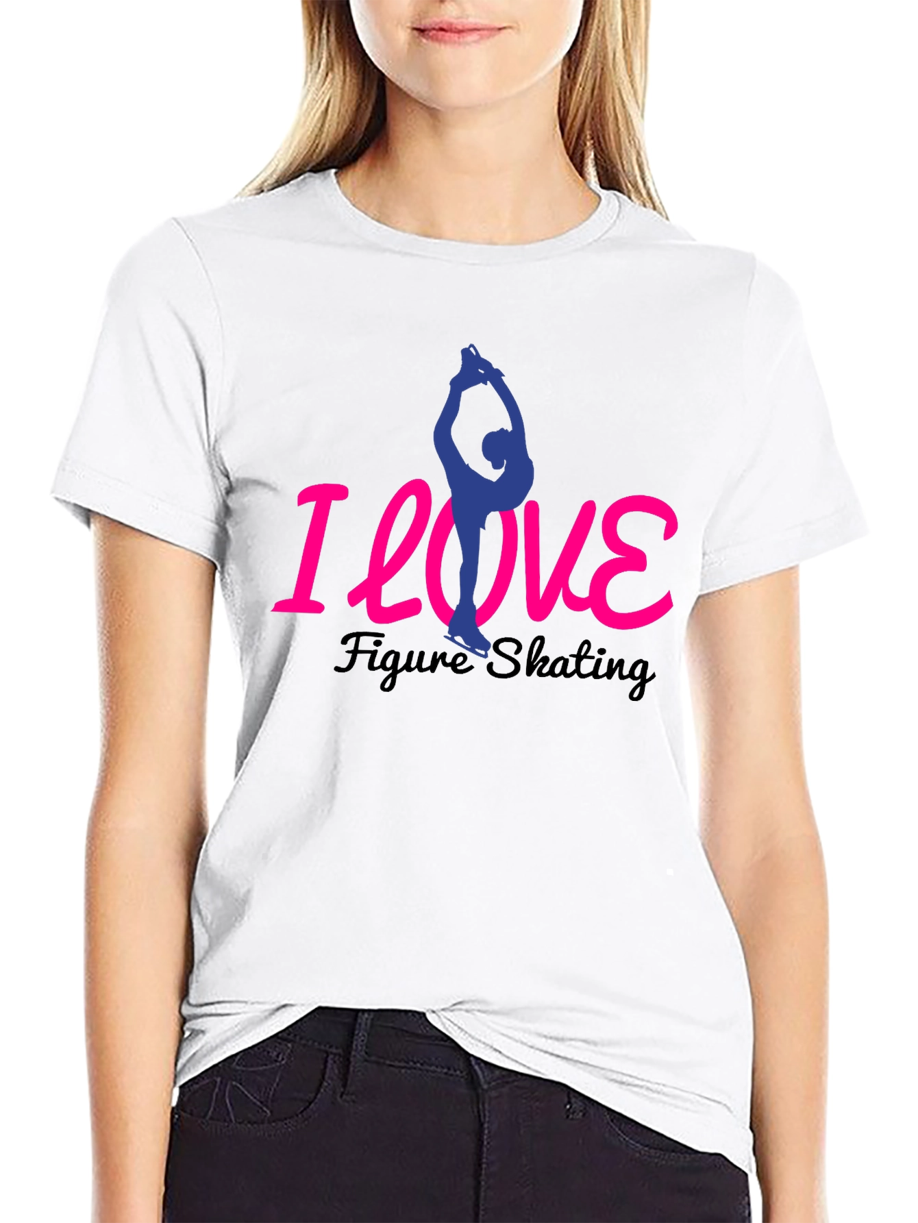 I Love Figure Skating T-Shirt