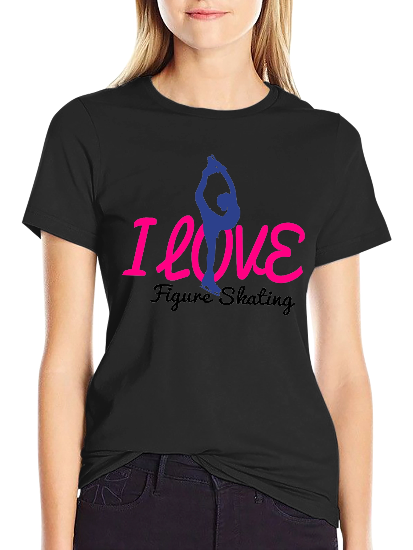 I Love Figure Skating T-Shirt