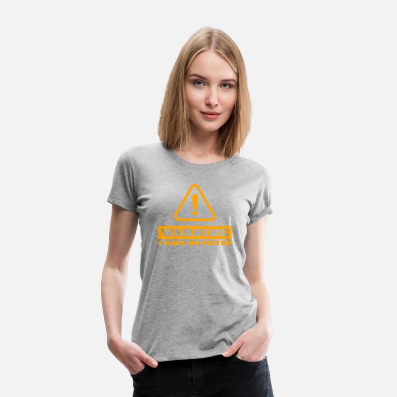 Blunt Warning Tee: Filter-Free Zone