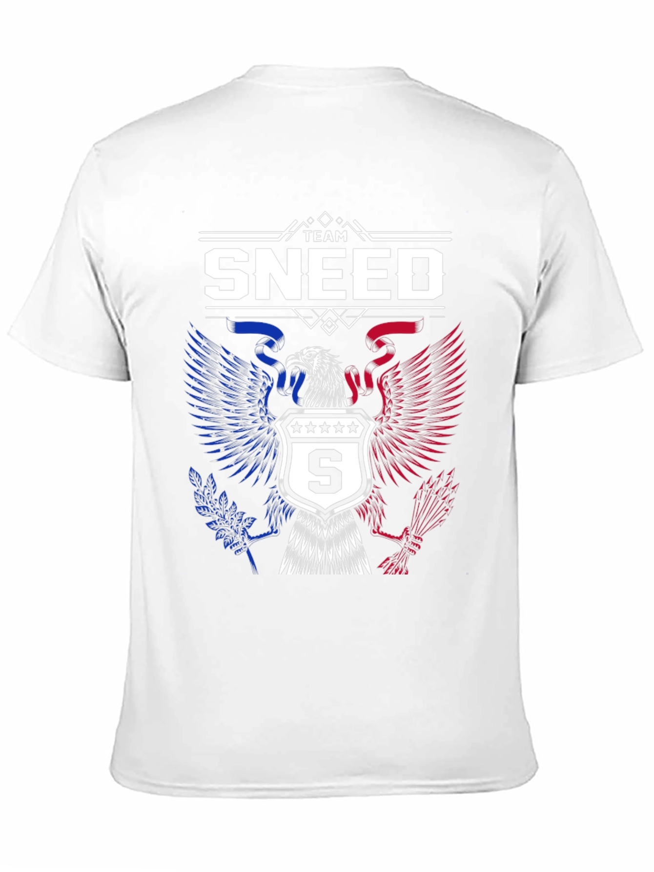 Team Sneed Patriotic Eagle Black T-Shirt