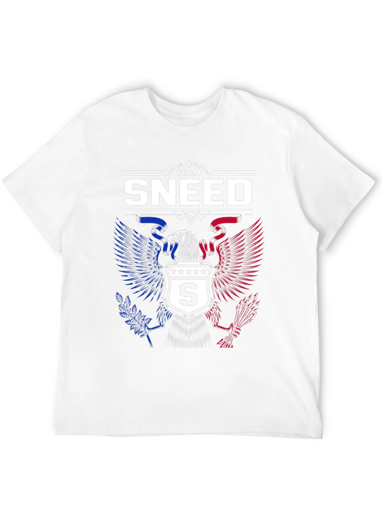 Team Sneed Patriotic Eagle Black T-Shirt