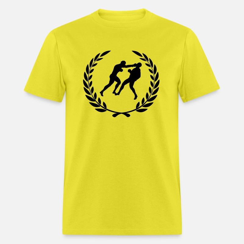 Boxers KO punch in laurel wreath