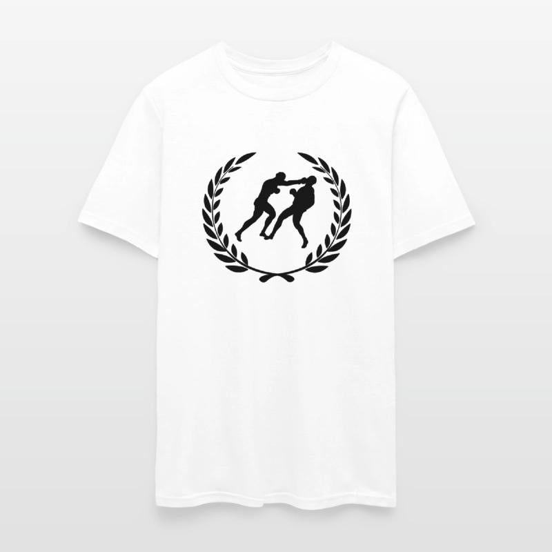 Boxers KO punch in laurel wreath