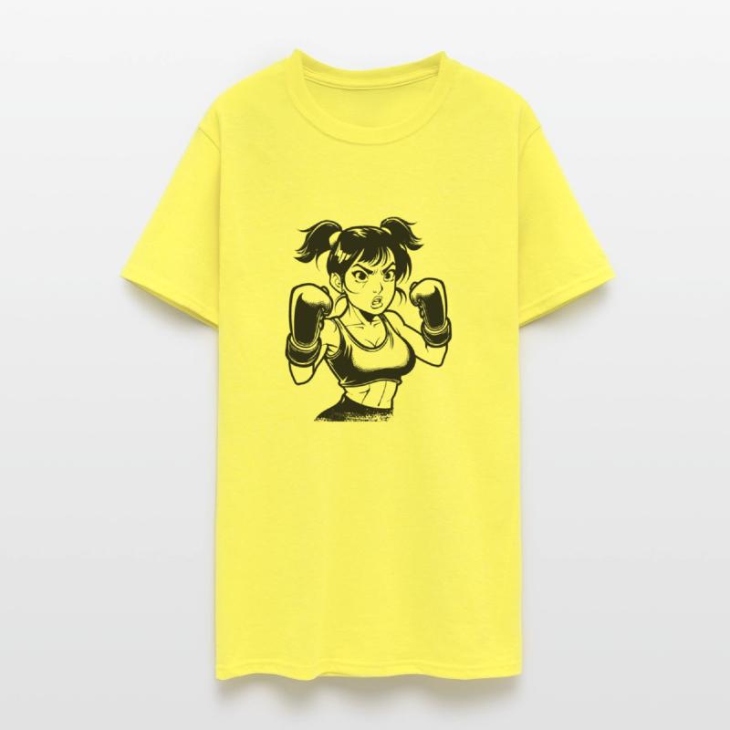 Boxing Girl Drawing