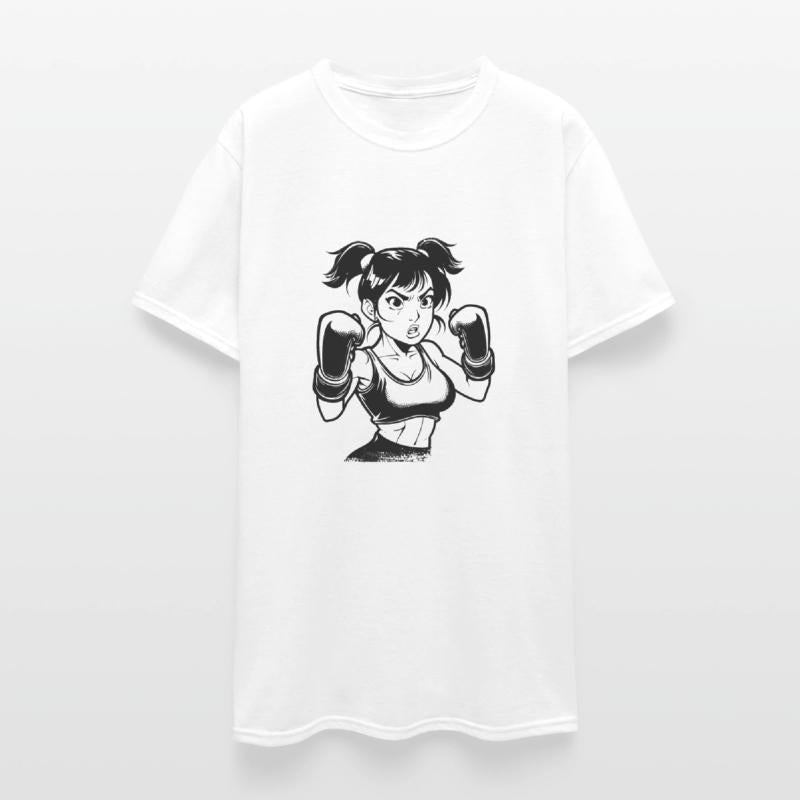 Boxing Girl Drawing