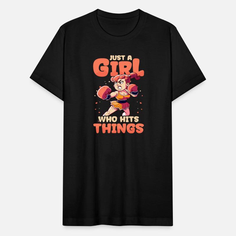 Boxing Girl Hit Things