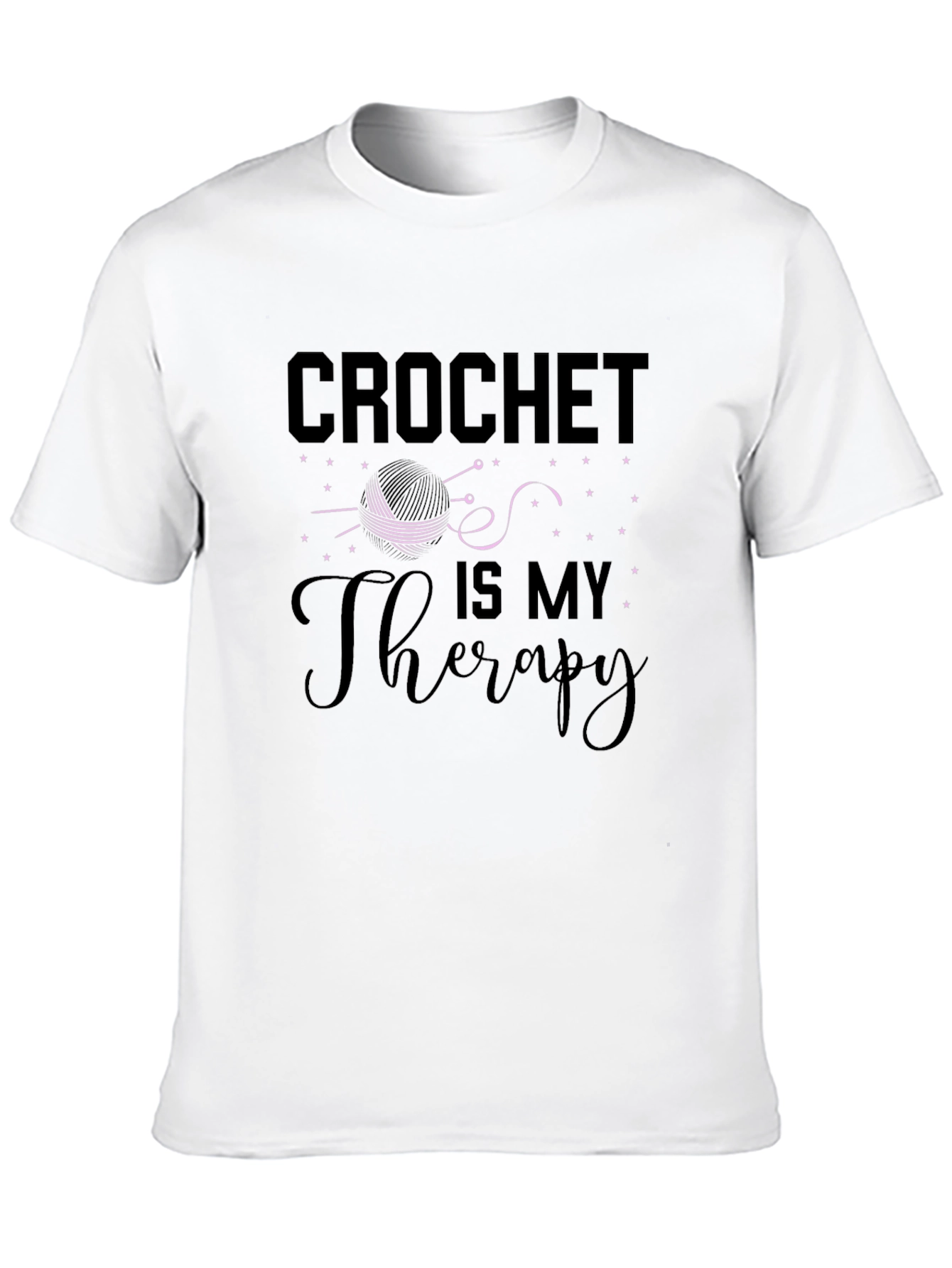 Crochet Is My Therapy Graphic Tee