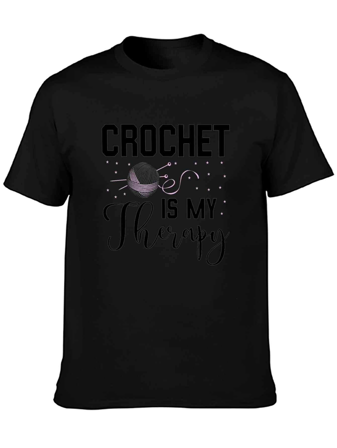 Crochet Is My Therapy Graphic Tee