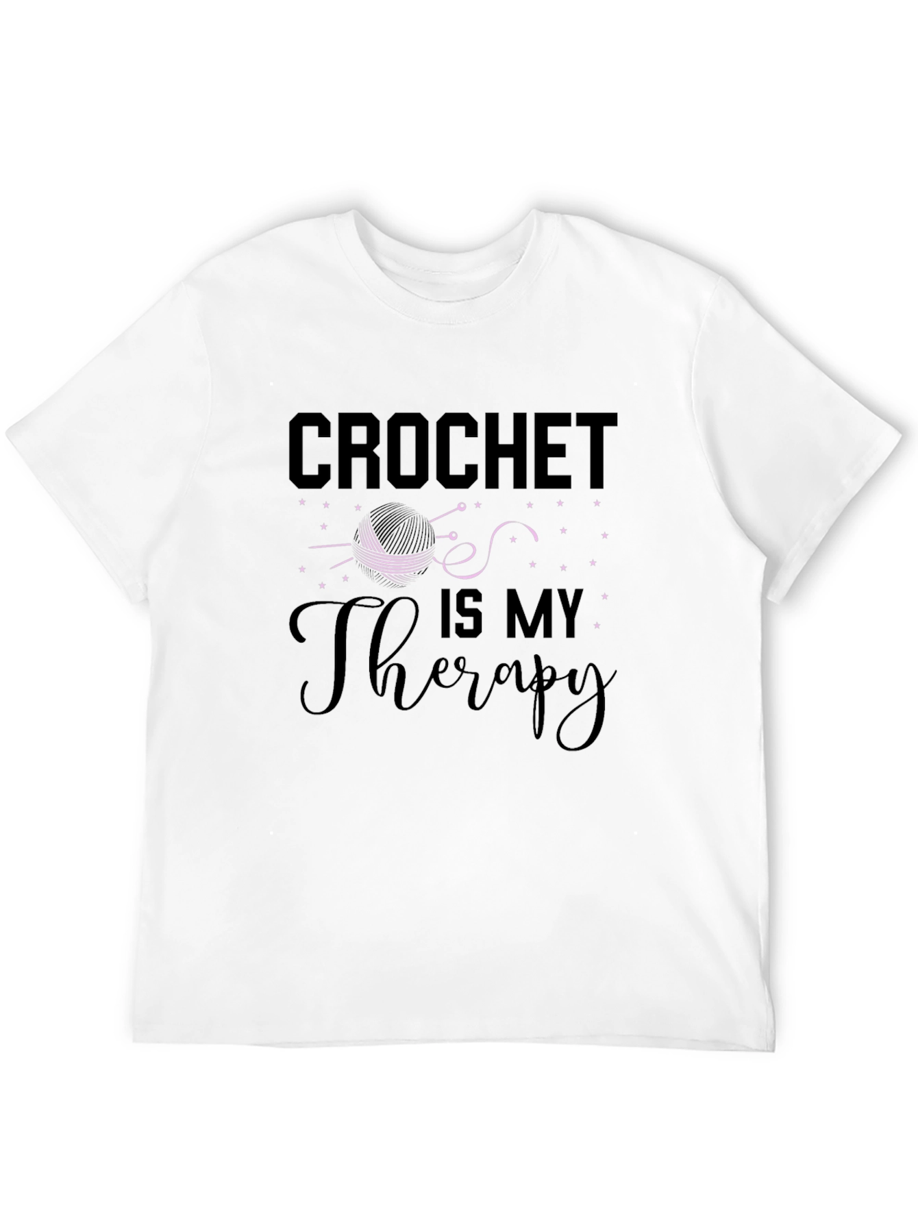 Crochet Is My Therapy Graphic Tee