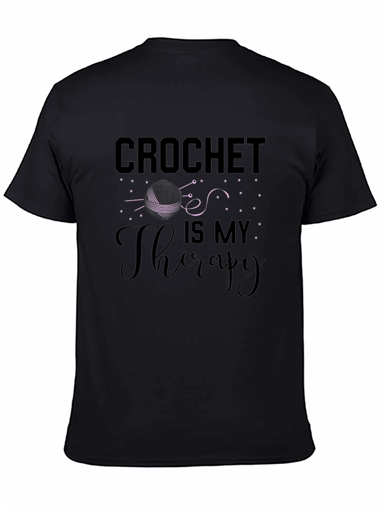 Crochet Is My Therapy Graphic Tee