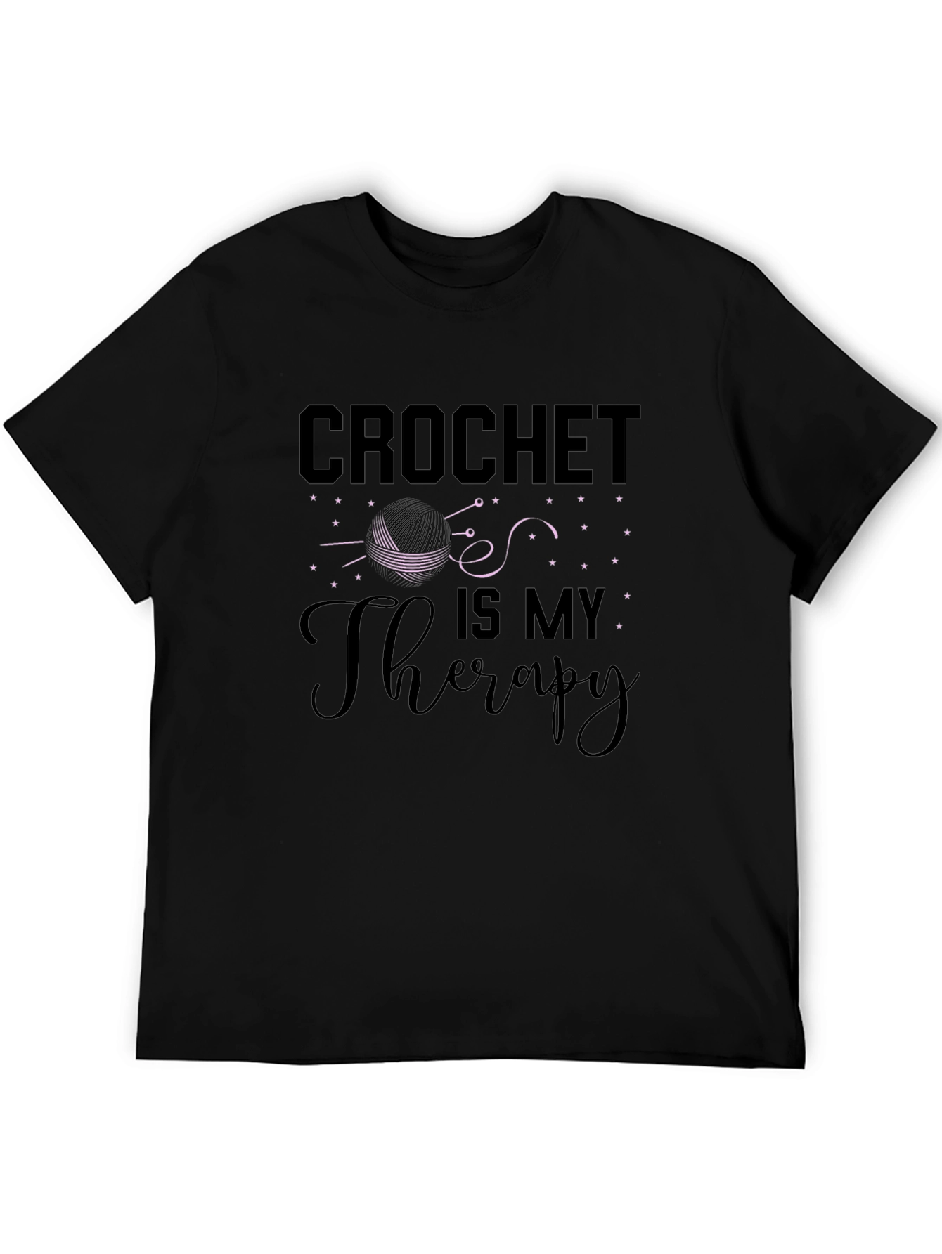 Crochet Is My Therapy Graphic Tee