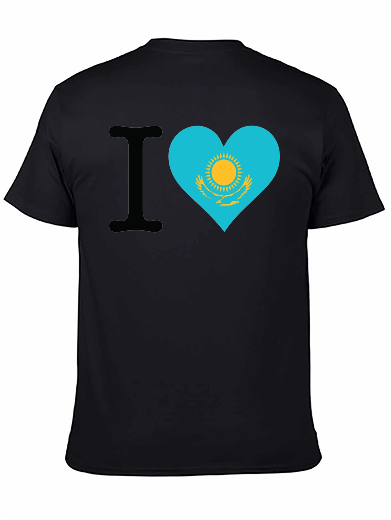 I Heart Kazakhstan Flag T-Shirt