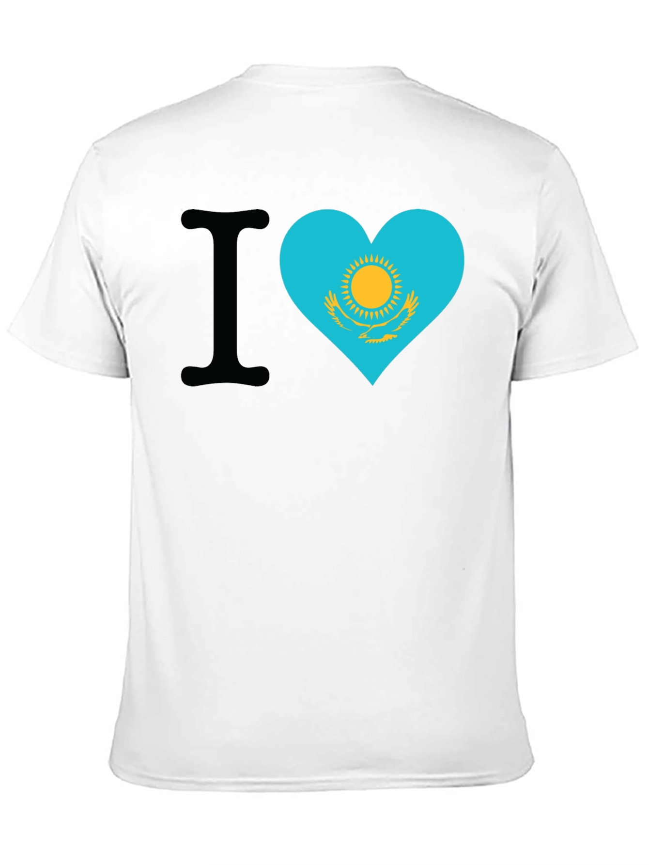 I Heart Kazakhstan Flag T-Shirt