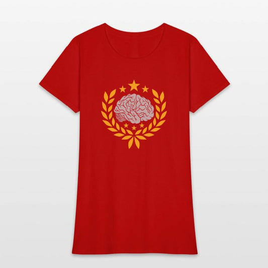 brain laurel wreath stars