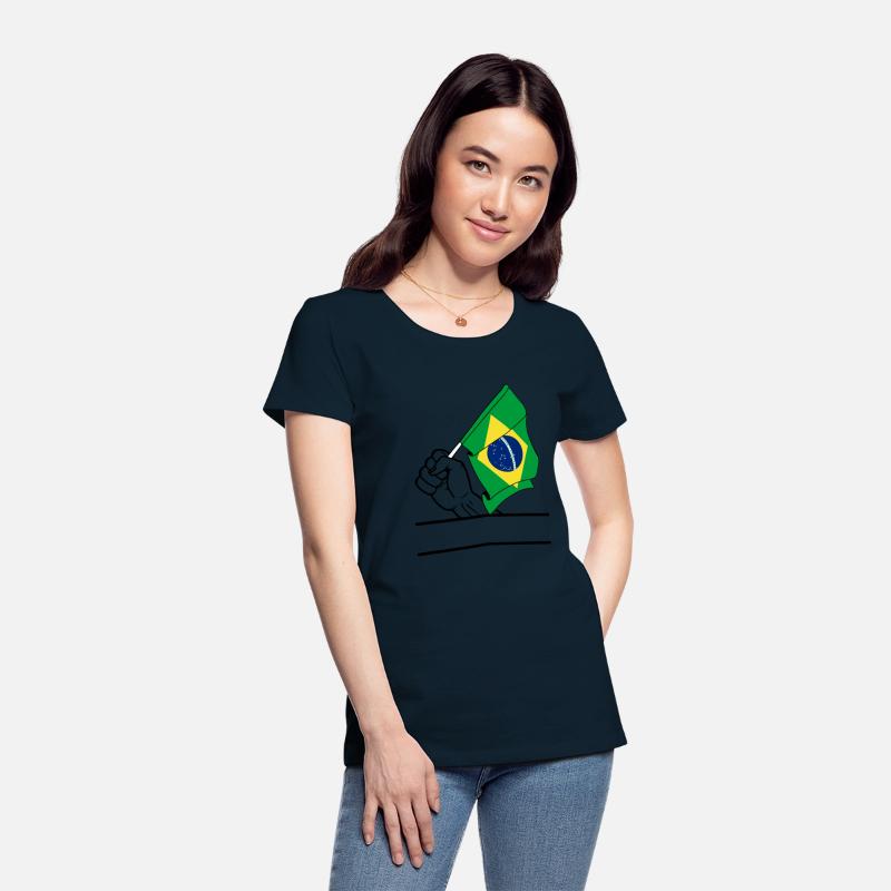 Brazil flag transparent fist text space