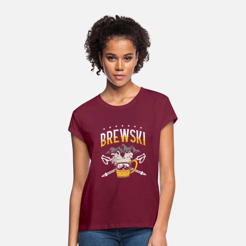 Brewski Beer Drinker Skiing Ice Ski Winter Sport
