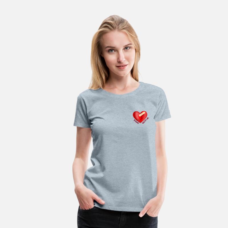 Broken heart healed with patch motivational quote