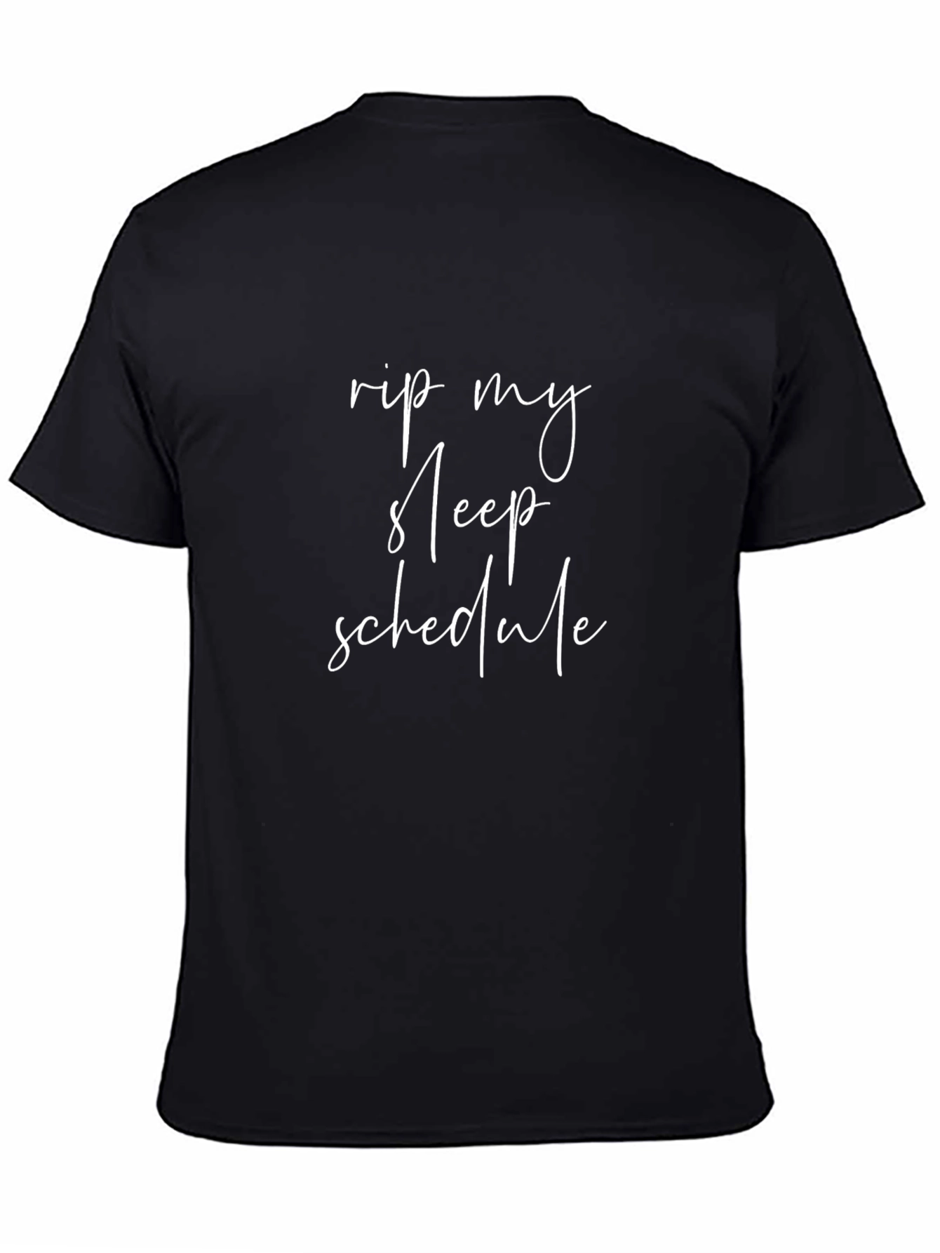 Rip My Sleep Schedule Graphic Tee - Black