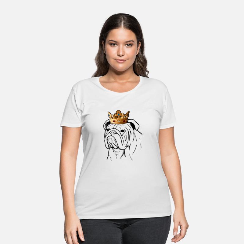 Bulldog Wearing Crown