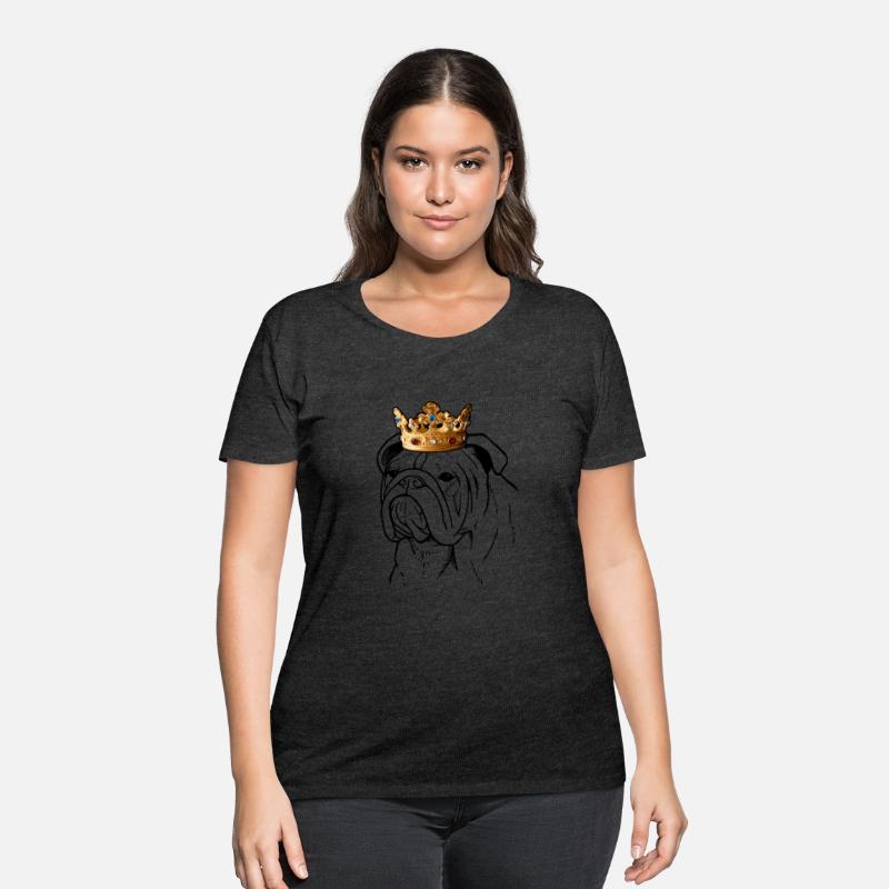 Bulldog Wearing Crown