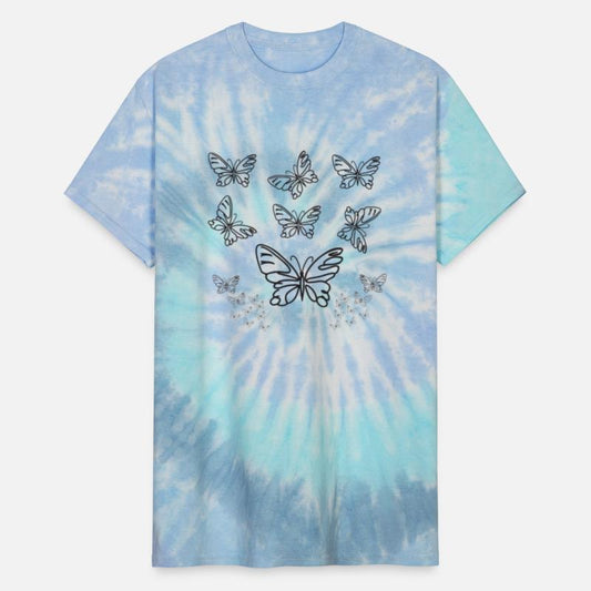 butterfly line art vector