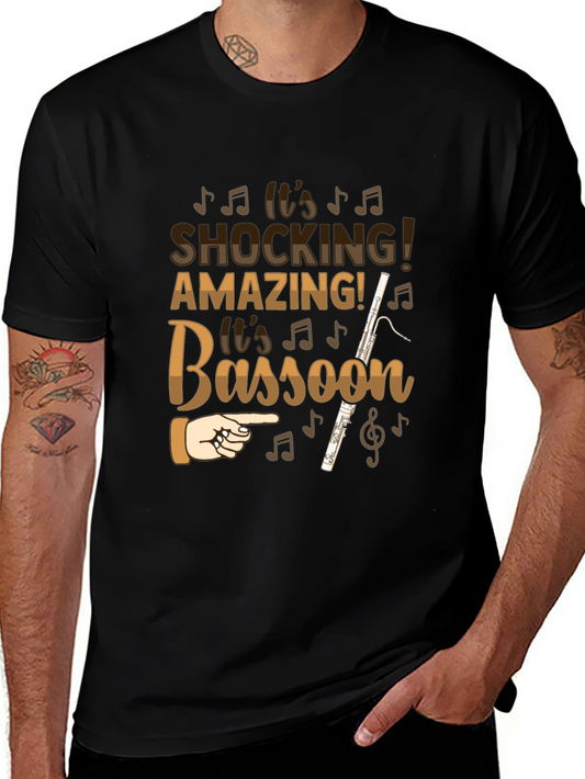 Shocking Bassoon Music Lover Graphic Tee