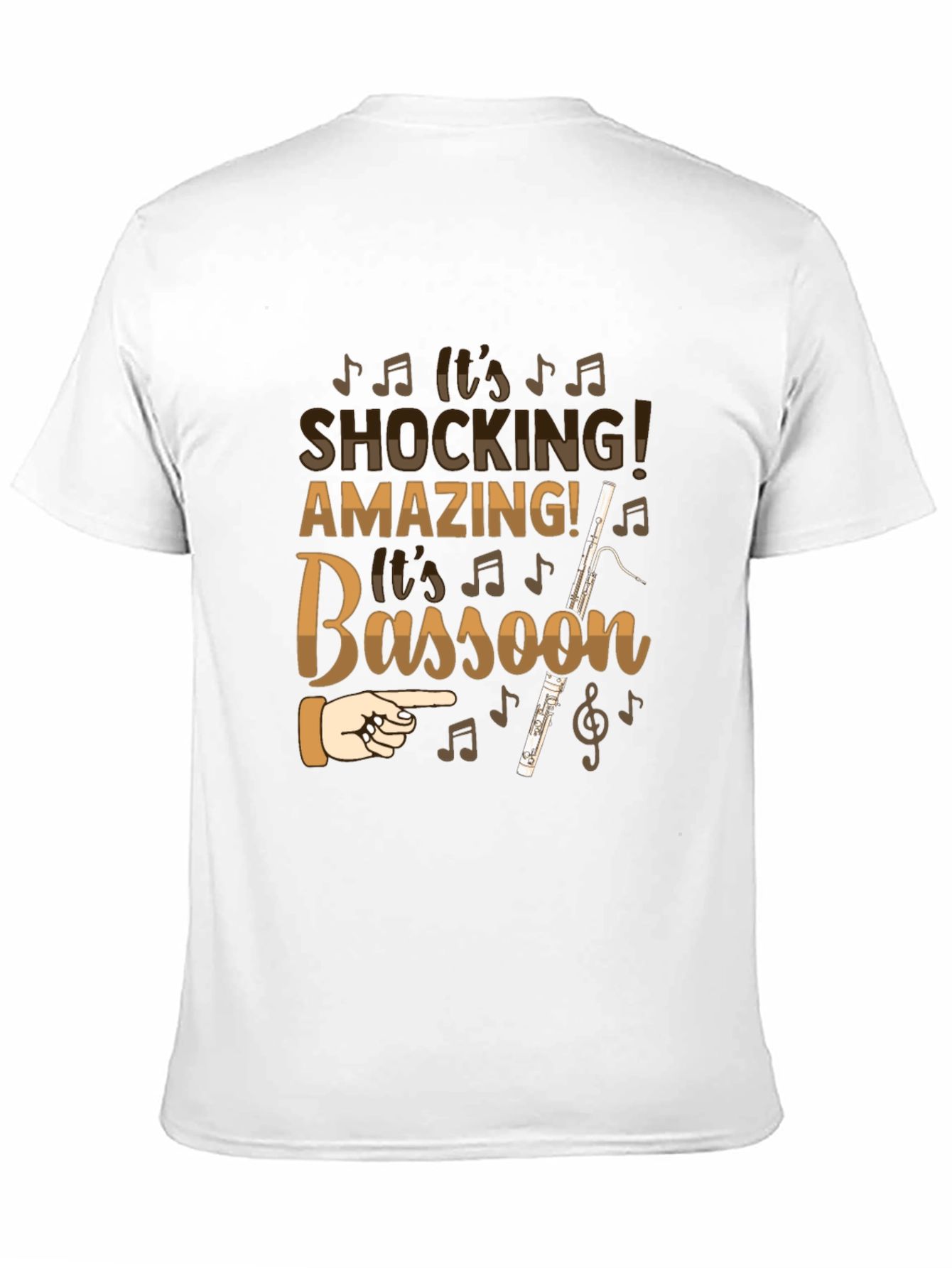 Shocking Bassoon Music Lover Graphic Tee