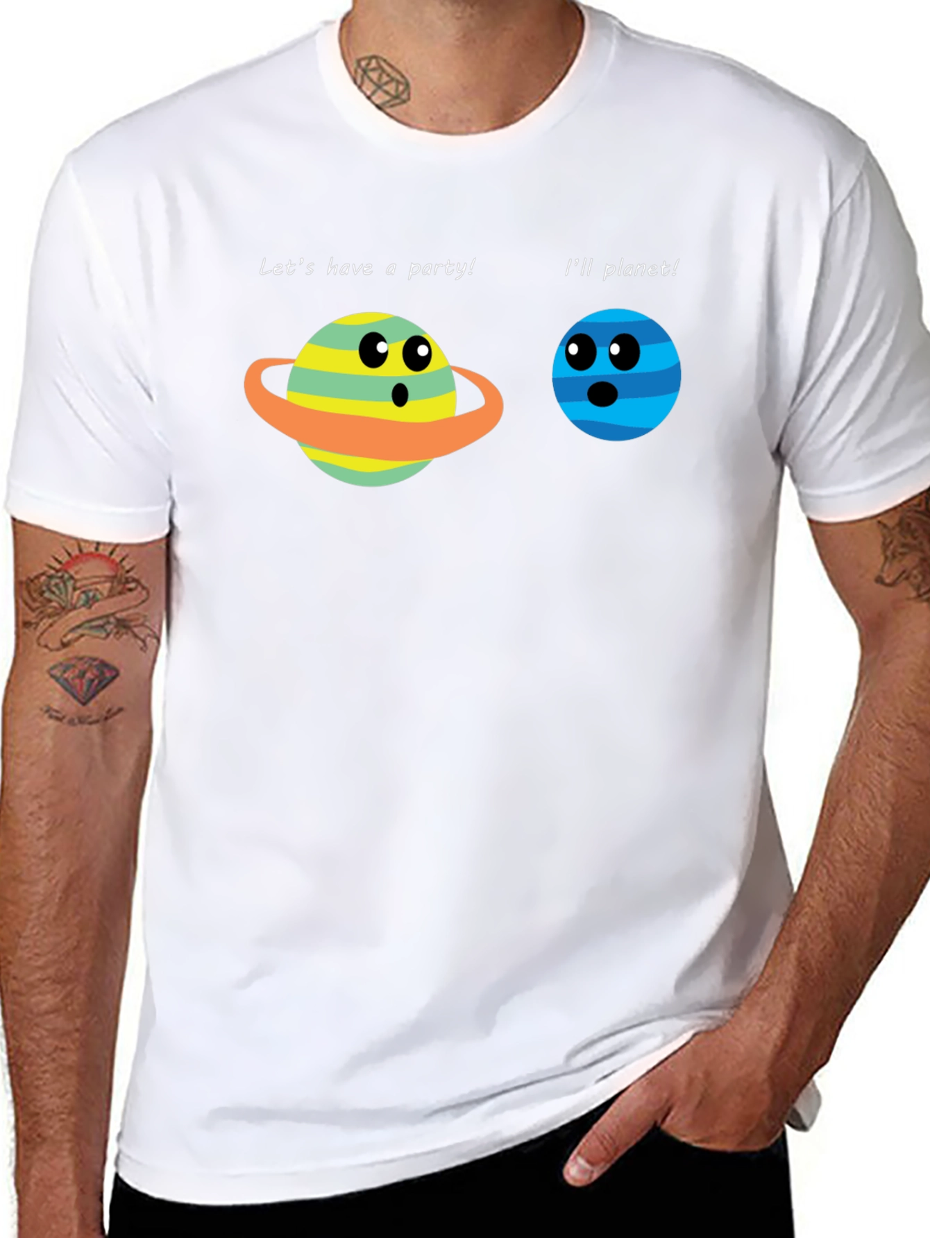 Funny Planet Party T-Shirt