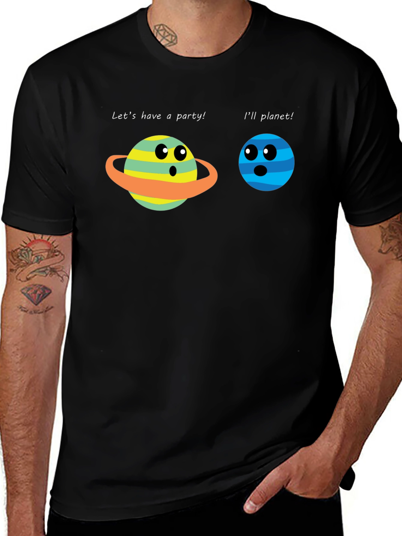 Funny Planet Party T-Shirt