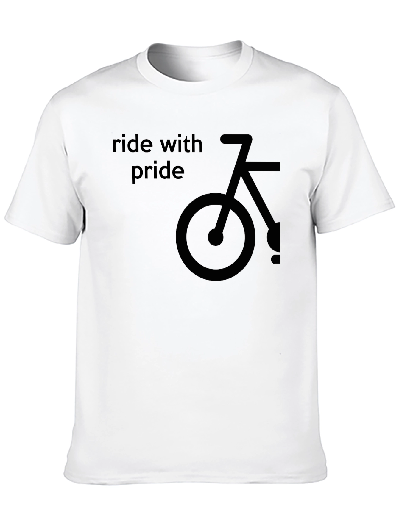 Ride with Pride Black Graphic Tee