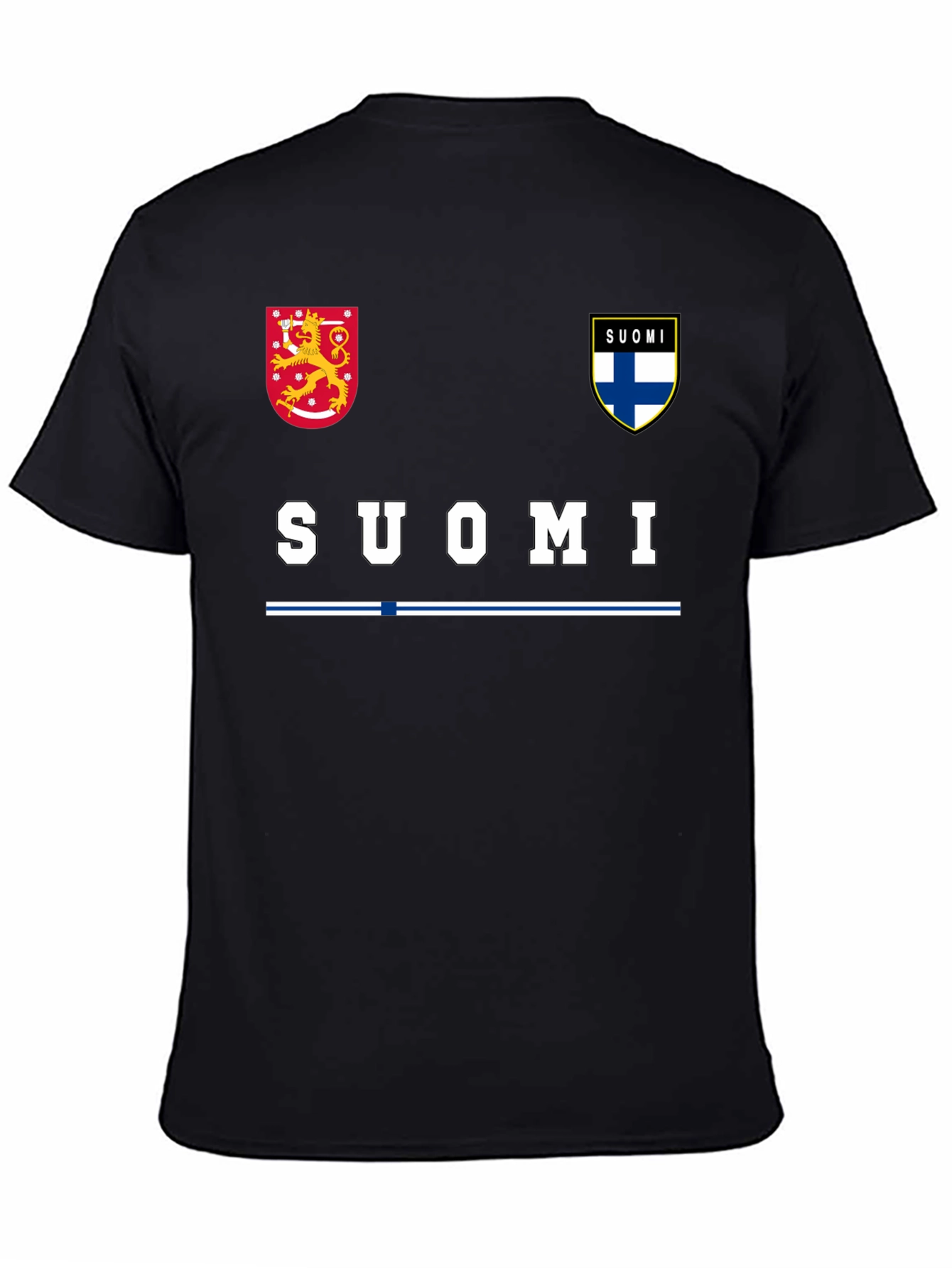 Finland Suomi T-Shirt Black