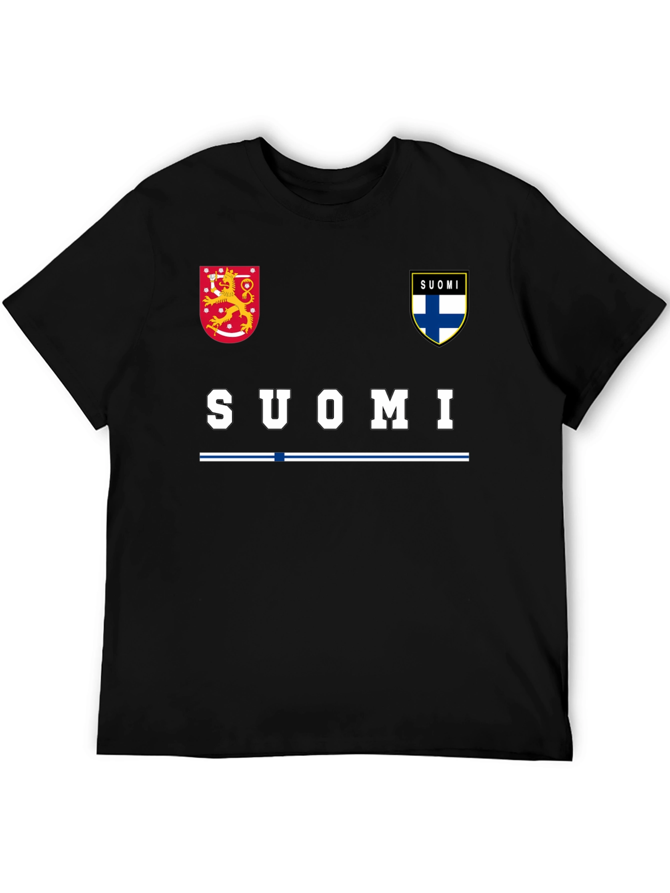 Finland Suomi T-Shirt Black
